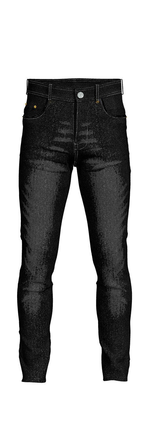 Custom Jeans - Black Denim