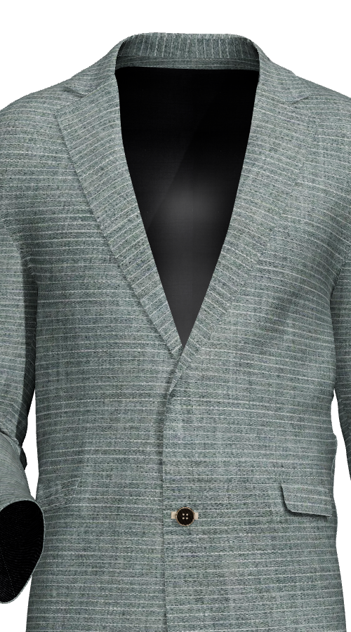 Custom Suit - Green LIne Fabric