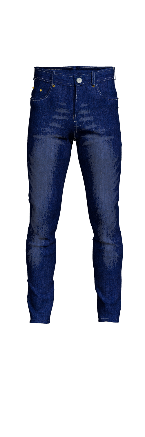 Custom Jeans - Blue Dark Denim