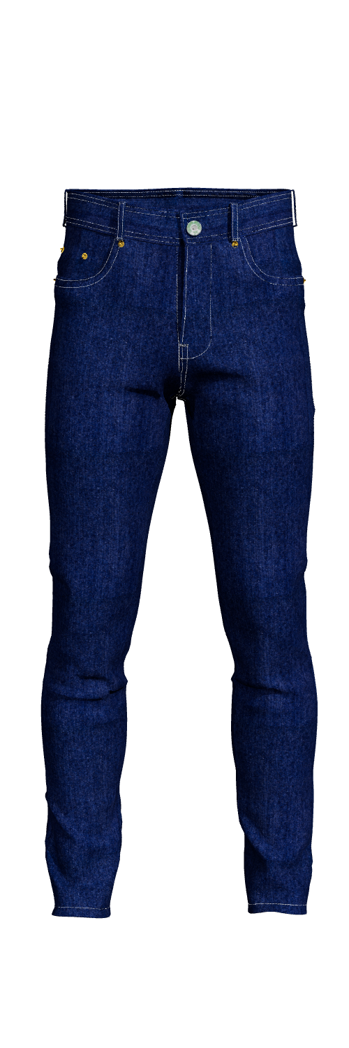 Custom Jeans - Blue Dark Denim