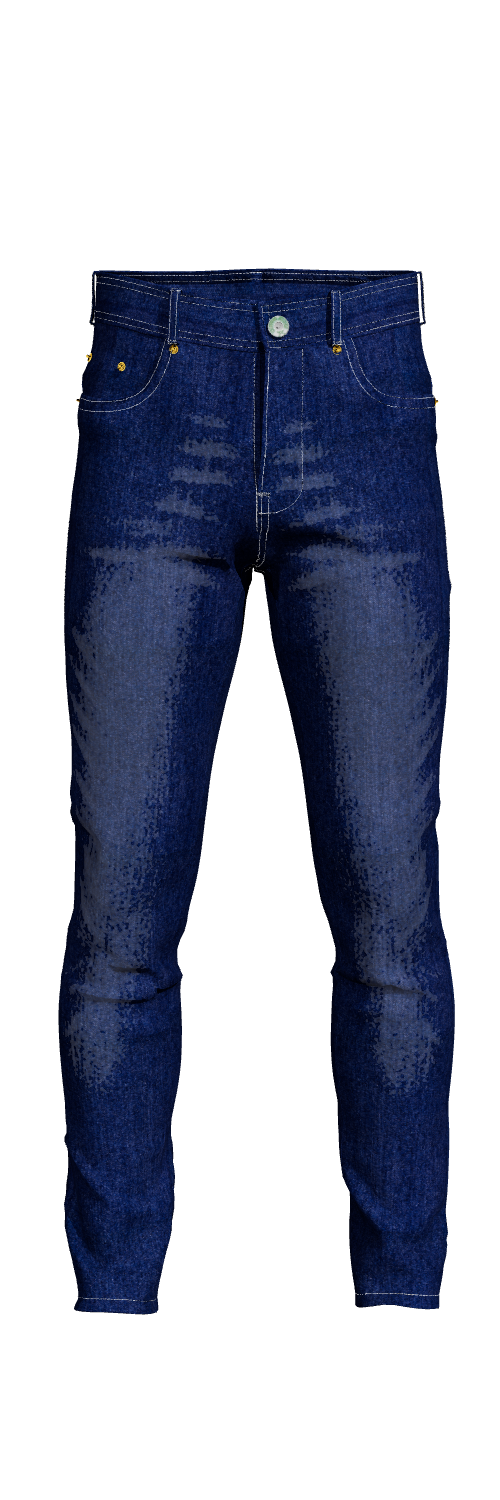 Custom Jeans - Blue Dark Denim
